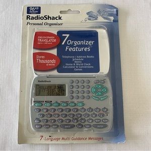 Vintage new‎ Radio Shack personal organizer